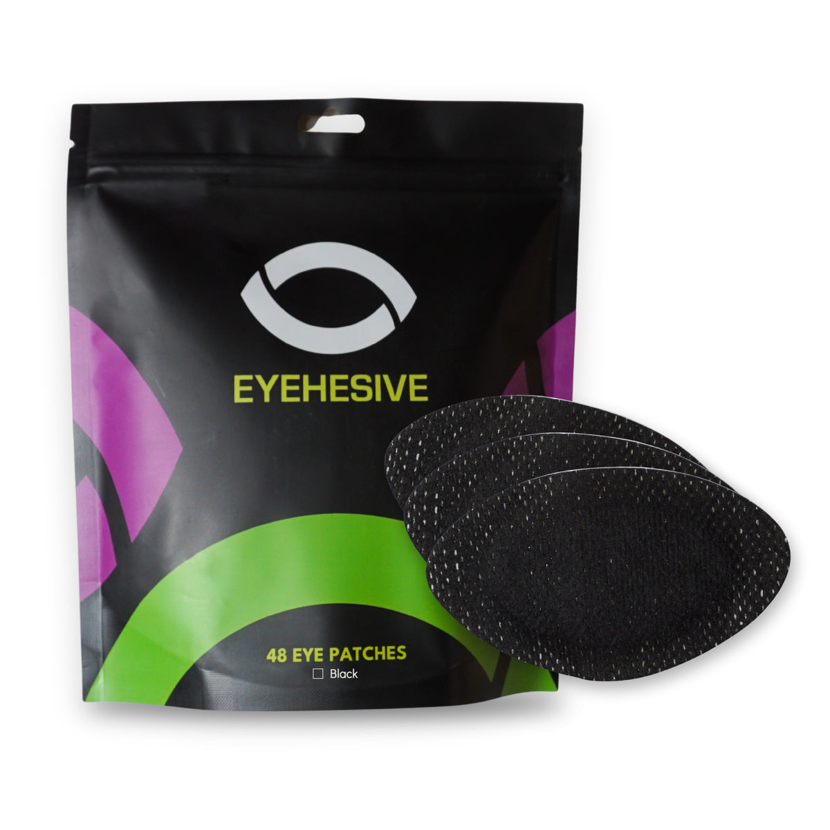 Black Adhesive Eye Patches
