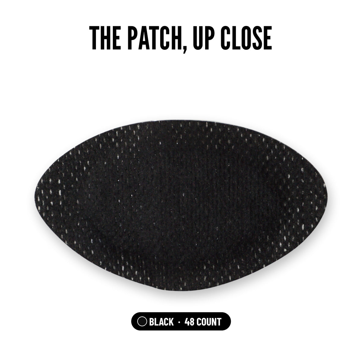 Black Adhesive Eye Patches